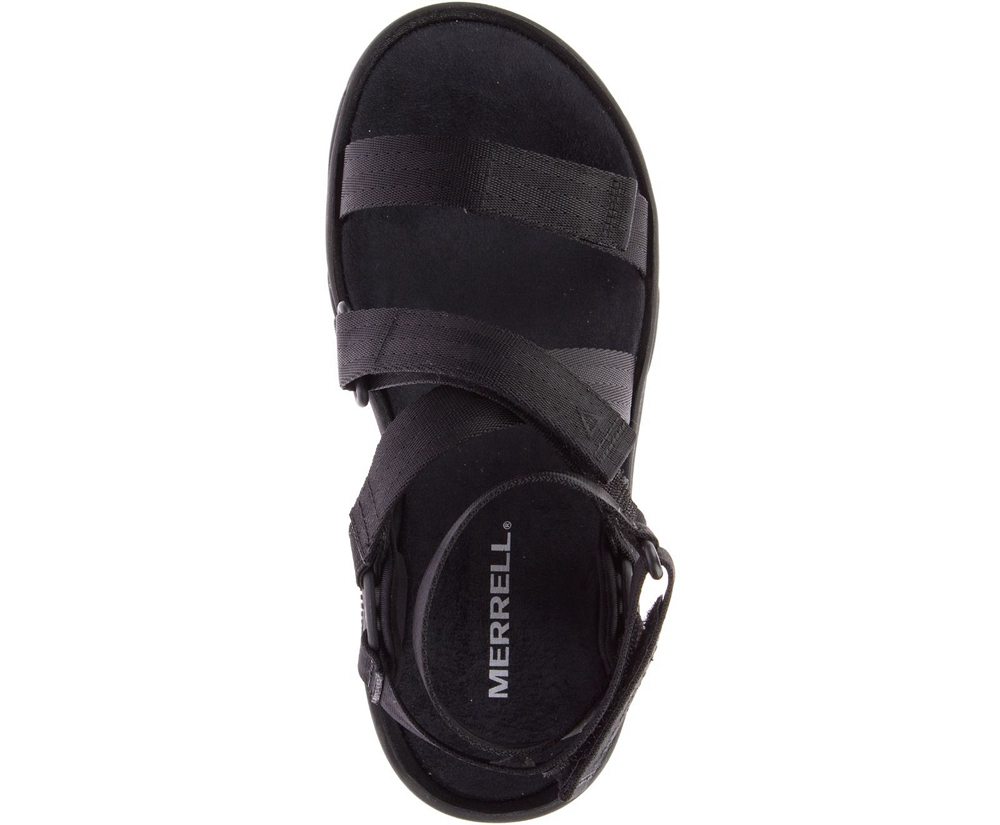 Sandálias Senhora - Merrell Belize Mid Web - Pretas - GVH741298